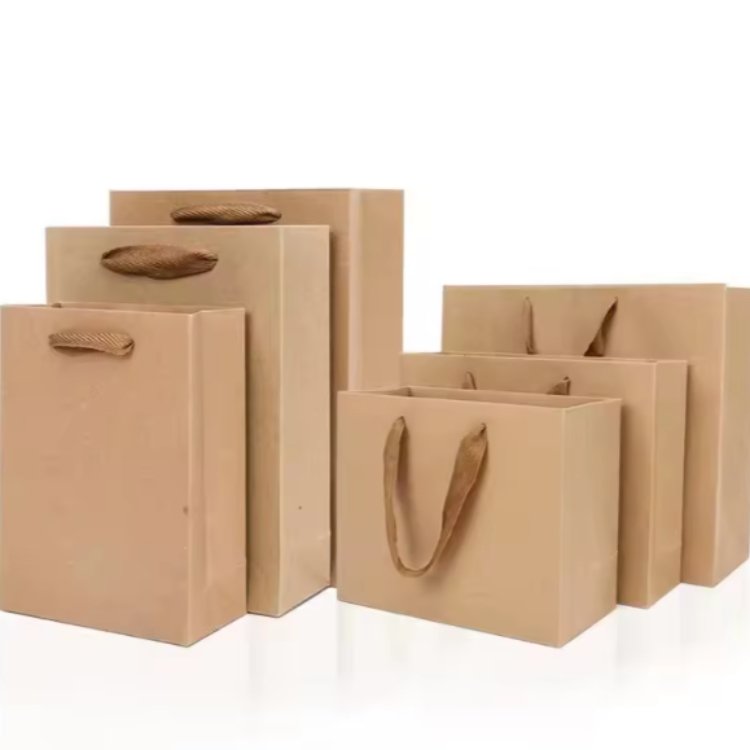 Cheap Price China Wholesale Hot Sale Recyclable Custom Brown Shopping Gift Thick Kraft Paper Bag With Your Own Logo